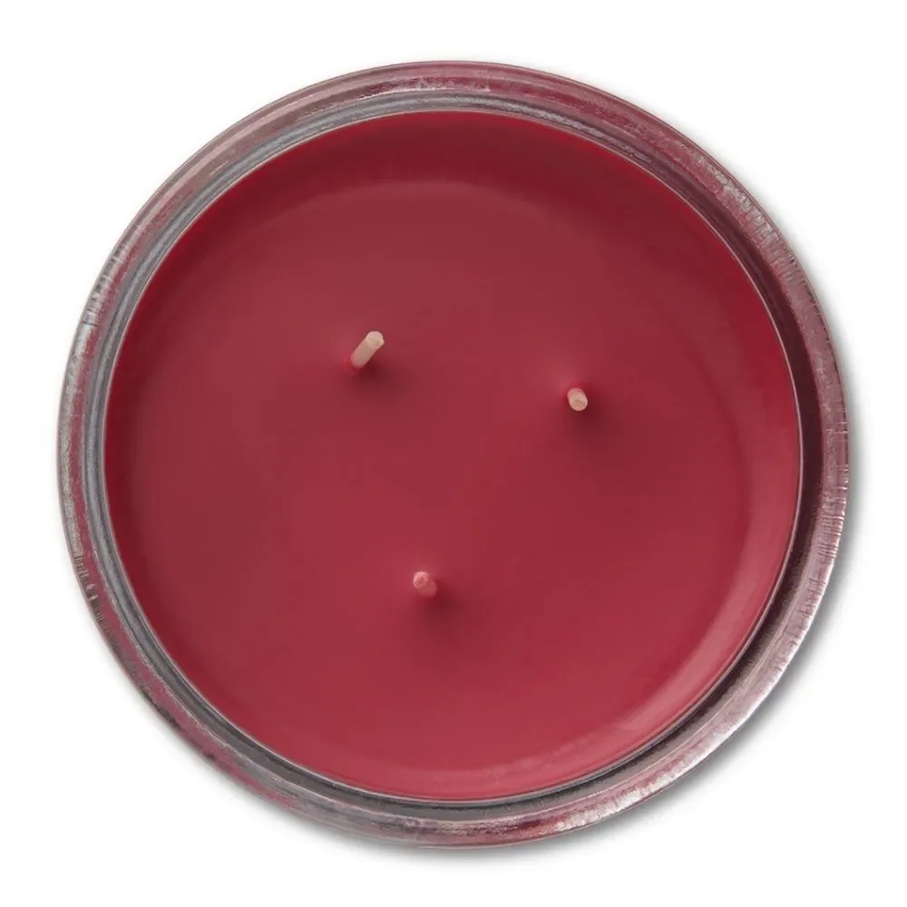 Mainstays Warm Apple Pie Scented 3-Wick Glass Jar Candle, 11.5 oz.